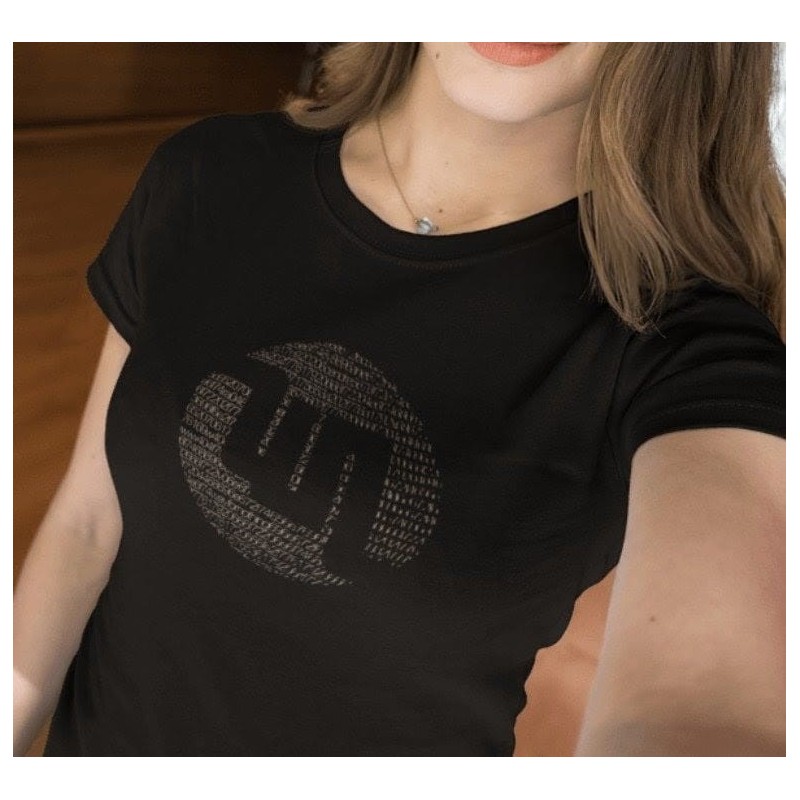 T-shirt noir - Logo Way For Nothing "Hexa"